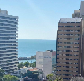 Apartamento completo, vista maravilhosa - 200m da Beira Mar
